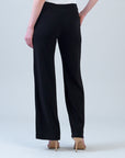 Lounge Knit - Wide Leg Pocket Pant - Black
