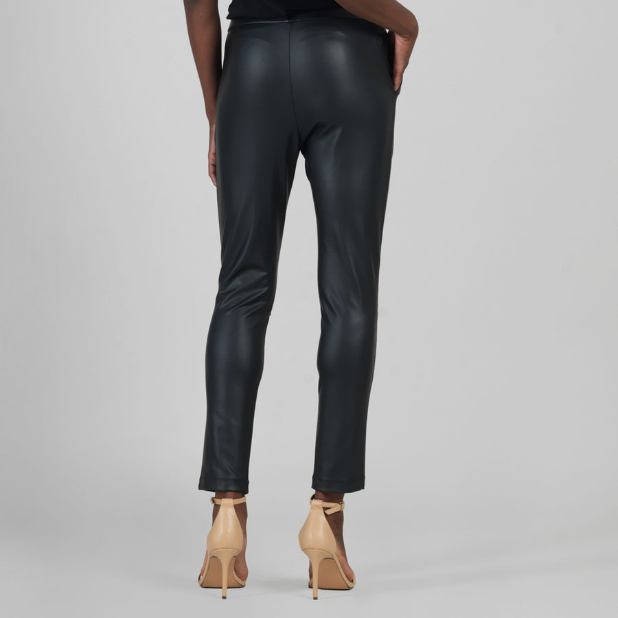 Liquid Leather™ Sheen Skinny Pocket Pant - Black