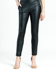 Liquid Leather™ Sheen Skinny Pocket Pant - Black