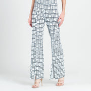 Kick Front High Slit Pant - Geo Rectangle - Final Sale!