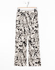 Signature Side Slit Ankle Pant - Abstract Rose - Clara Sunwoo