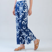 Butter Knit - Side Slit Ankle Pocket Pant - Tile Motif - Clara Sunwoo