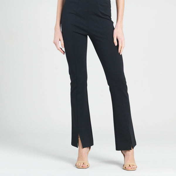 24AW Ancellm CUT OFF SLIT TUCK SLACKS 2