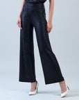Shimmer Dots - Wide Leg Pant - Black