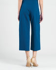 Techno Knit - Front Pocket Gaucho Pant - French Blue - Final Sale!