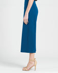 Techno Knit - Front Pocket Gaucho Pant - French Blue - Final Sale!