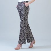 Rayon-Ponte Knit - Loose Leg Pocket Pant - Palm Shadow