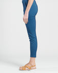 Techno Knit - Skinny Ankle Pocket Pant - Blue Denim - Final Sale!