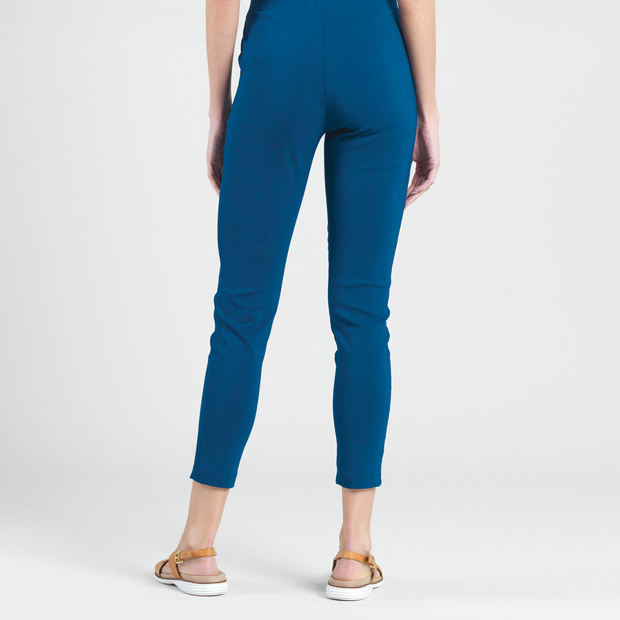 Techno Knit - Skinny Ankle Pocket Pant - French Blue - Final Sale!