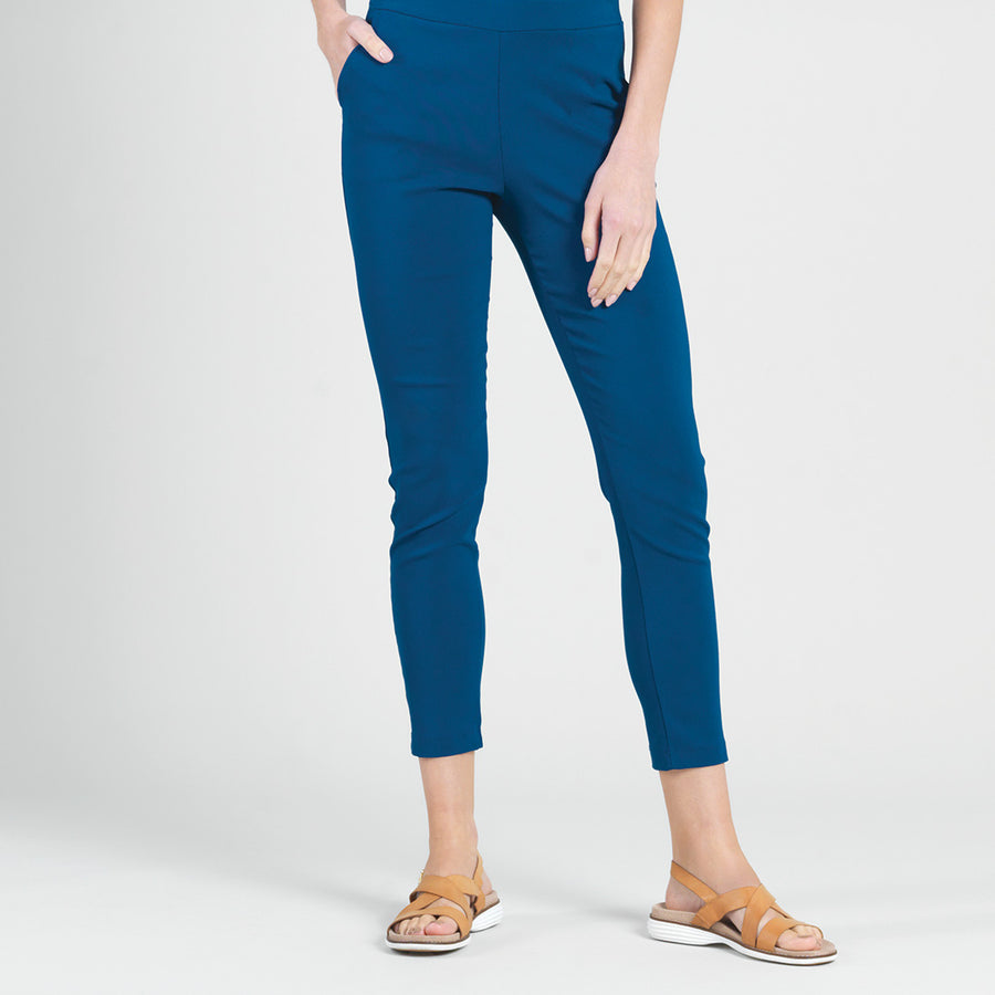 Techno Knit - Skinny Ankle Pocket Pant - French Blue - Final Sale!