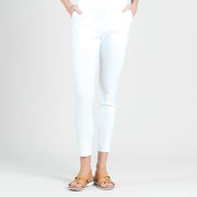 Techno Knit - Skinny Ankle Pocket Pant - White