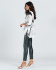 Parachute Hem Tunic - Ivory Watercolor - Final Sale