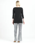 Parachute Hem Tunic - Black - Final Sale
