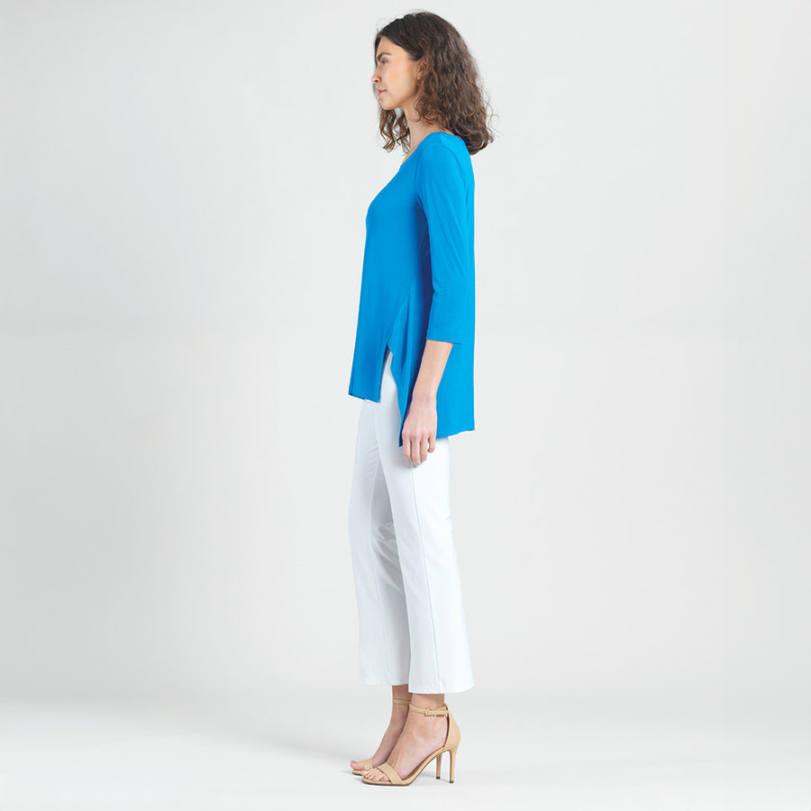 Parachute Hem Tunic - Brilliant Blue