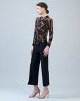 Center Front Tie Top - Geo Link