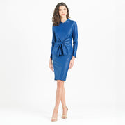 Liquid Leather™ Signature Center Front Tie Top - Cobalt - Final Sale!