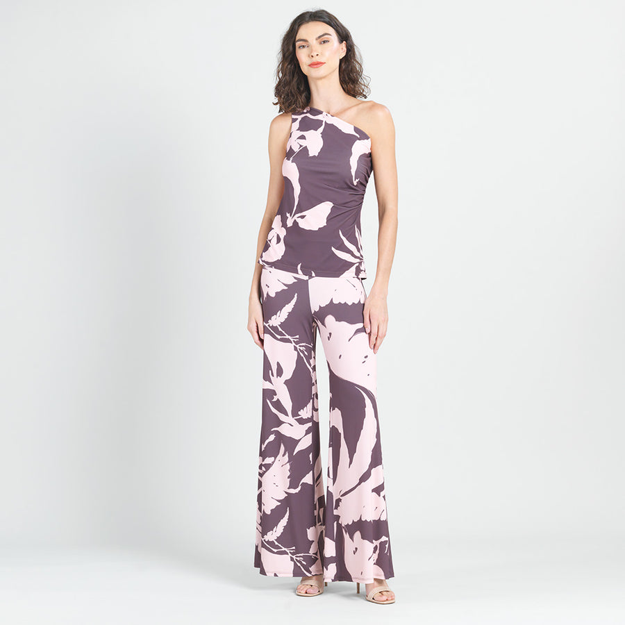 One Shoulder Top - Floral Stem