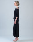 Signature Cold Shoulder Top - Black