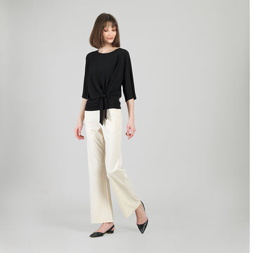 Side Tie Top - Black