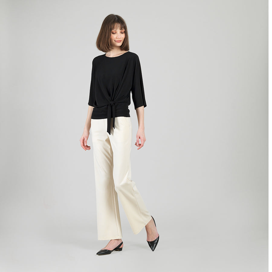 Side Tie Top - Black