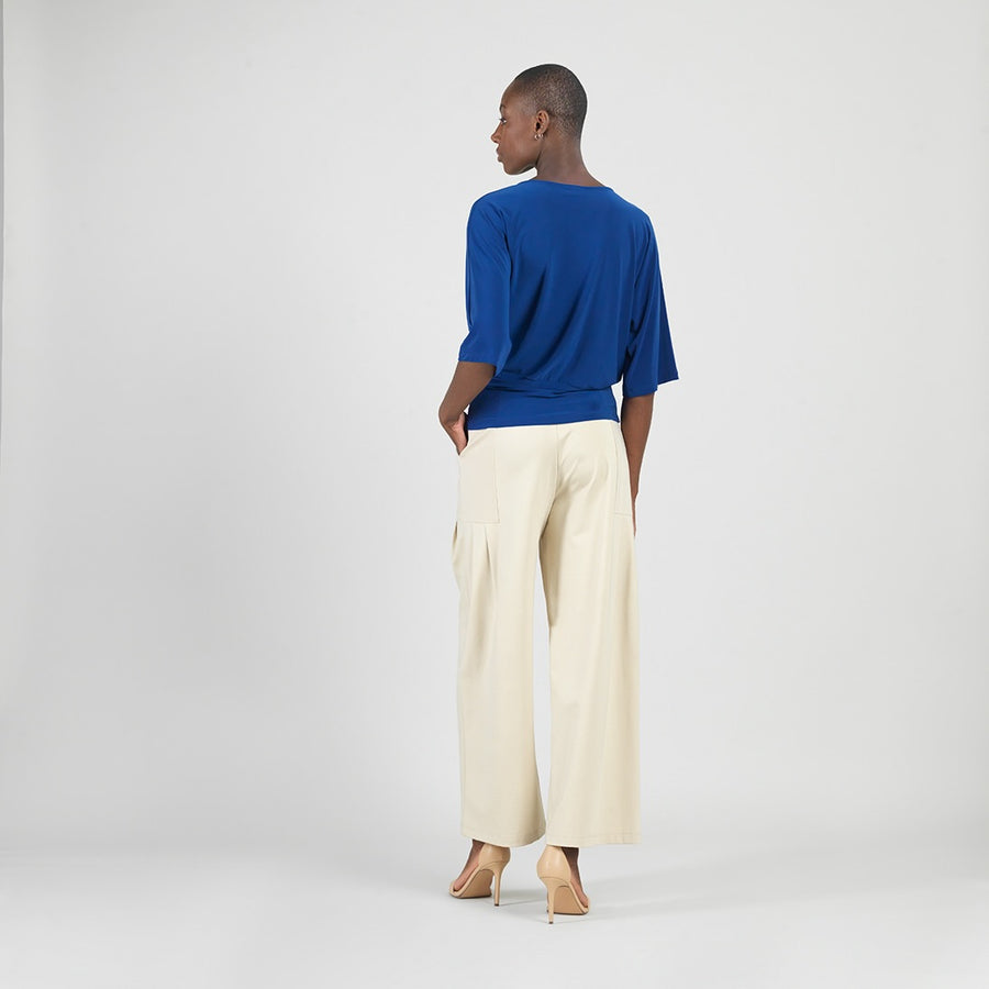 Side Tie Top - Cobalt