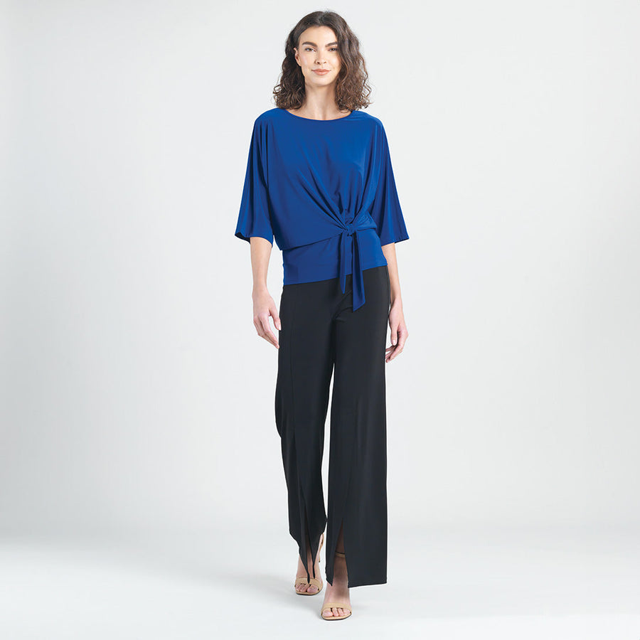 Side Tie Top - Cobalt