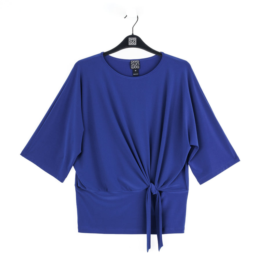 Side Tie Top - Cobalt