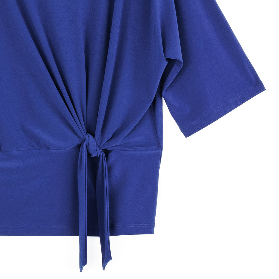 Side Tie Top - Cobalt