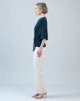 Signature Side Tie Top - Hunter Green - Final Sale