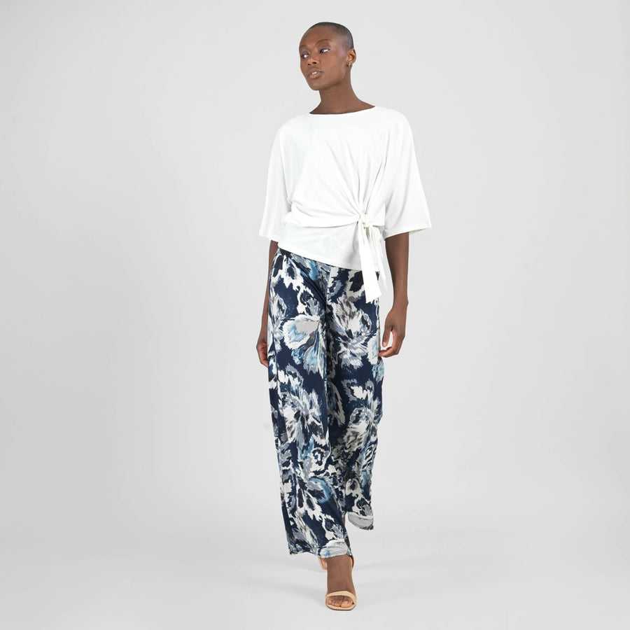 Side Tie Top - Ivory