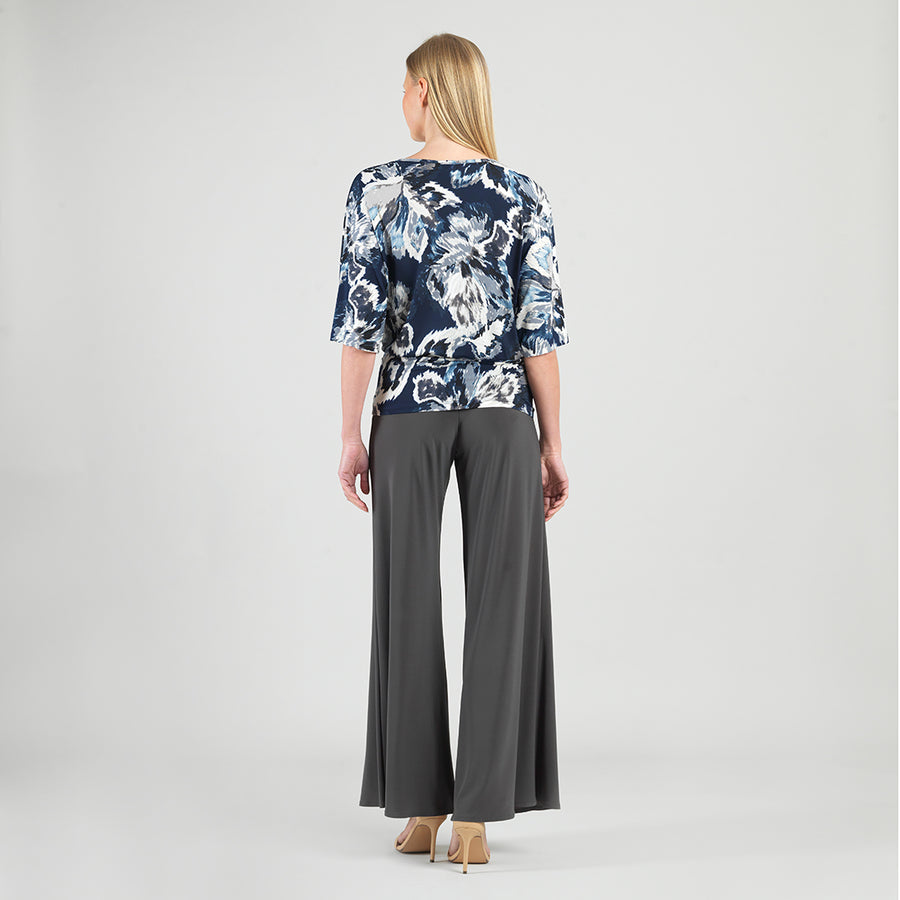 Side Tie Top - Moonlit Floral