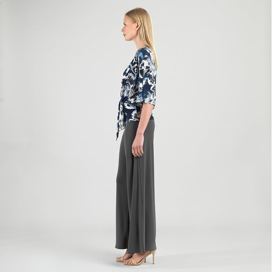 Side Tie Top - Moonlit Floral