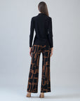 Mock Funnel Neck Top - Black
