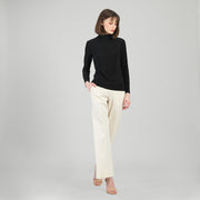 Mock Funnel Neck Top - Black - Clara Sunwoo