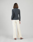 Mock Funnel Neck Top - Charcoal