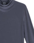 Mock Funnel Neck Top - Charcoal