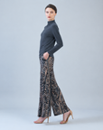 Mock Funnel Neck Top - Charcoal
