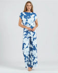 Butter Knit - Side Ruched Boat Neck Top - Mum Sketch - Final Sale