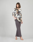 Gauze Knit - Scoop Neck Tunic - Petal Whisper