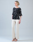 Tulip Cuff Top - Floral Starlight