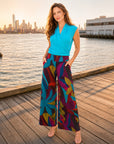 Signature Palazzo Pant - Petal Burst