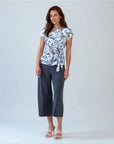 Slant Sleeve Side Tie Top - Orchid Veil - Limited Sizes