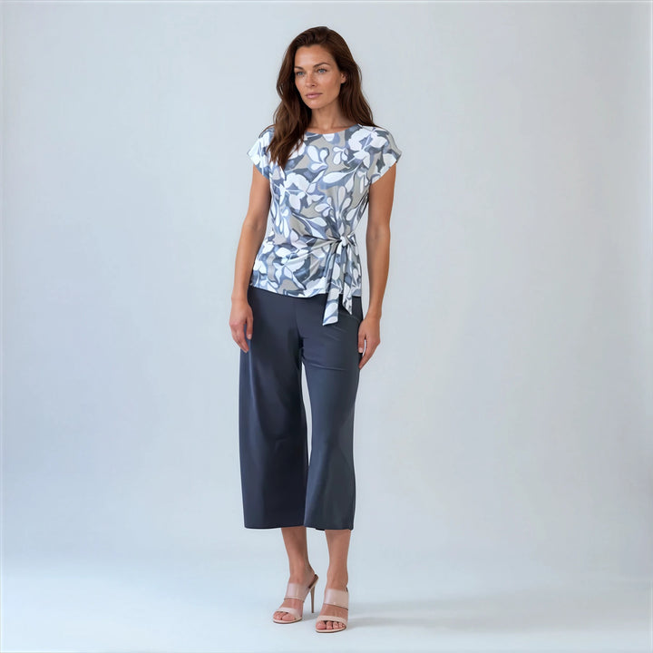 Slant Sleeve Side Tie Top - Orchid Veil - Final Sale – Clara Sunwoo
