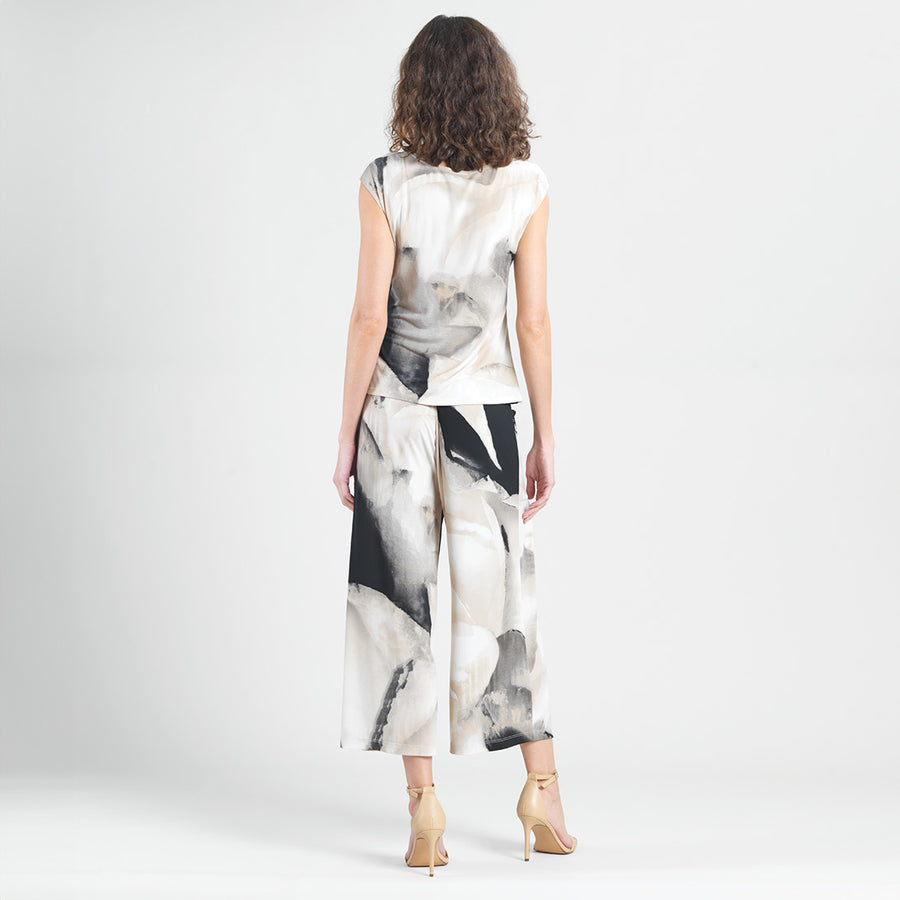 Cap Sleeve Side Tie Top - Watercolor - Final Sale!