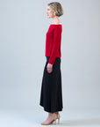 Modern Off Shoulder Top - Red