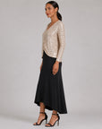 Shimmer Sequin - Center Ruched Top - Champagne - Final Sale