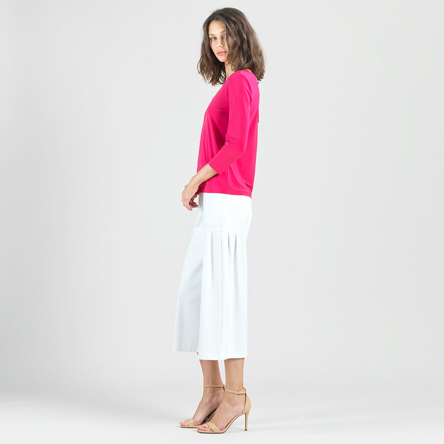 Reversible Back Tie Top - Hot Pink
