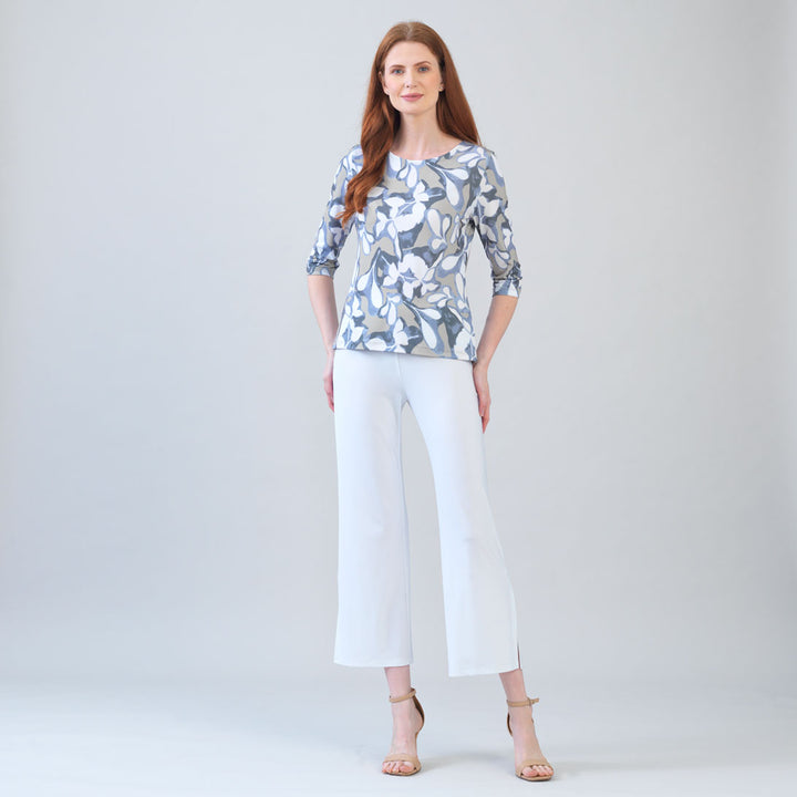 Scoop Neck Half Sleeve Top - Orchid Veil – Clara Sunwoo