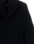 Lounge Knit - Tipped Hem Sweater - Black