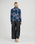 Ultra Cozy - Tipped Hem Sweater Top - Rose Sketch